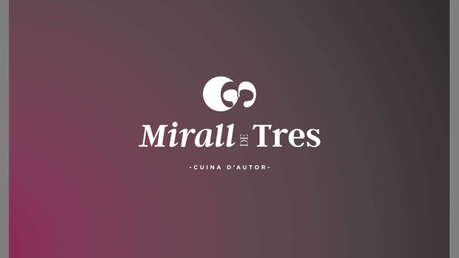 MIRALL DE TRES | CUINA D'AUTOR Logo